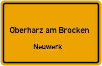 Diabasweg in 38889 Oberharz am Brocken (Neuwerk)