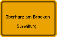Forellenweg in Oberharz am BrockenSusenburg