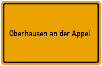 City Sign Oberhausen an der Appel