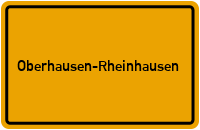 Wo liegt Oberhausen-Rheinhausen?