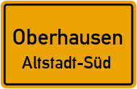 Gutenbergstraße in OberhausenAltstadt-Süd