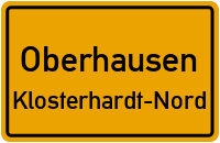 Flöz-Matthias-Straße in OberhausenKlosterhardt-Nord