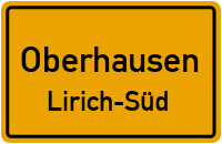 Straßenverzeichnis Oberhausen Lirich-Süd