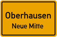 Straßenverzeichnis Oberhausen Neue Mitte