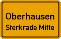 Am Sterkrader Rathaus in OberhausenSterkrade Mitte
