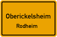 Am Alten Graben in OberickelsheimRodheim