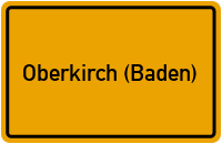 City Sign Oberkirch (Baden)