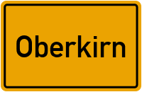 Ortsschild von Gemeinde Oberkirn in Rheinland-Pfalz