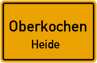 Fraunhoferstraße in OberkochenHeide