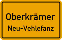 Perwenitzer Chaussee in OberkrämerNeu-Vehlefanz