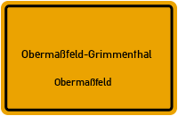 Binsengasse in 98617 Obermaßfeld-Grimmenthal (Obermaßfeld)