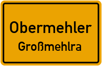 Gänsegasse in ObermehlerGroßmehlra