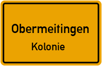 Kolonie in ObermeitingenKolonie