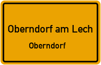Moorsiedlung in 86698 Oberndorf am Lech (Oberndorf)