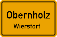 Dorfstraße in ObernholzWierstorf