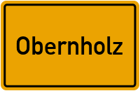 City Sign Obernholz