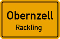 Dorfstraße in ObernzellRackling
