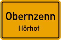 Straßenverzeichnis Obernzenn Hörhof