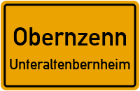 Hechelbacher Straße in ObernzennUnteraltenbernheim