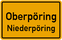 Straßenverzeichnis Oberpöring Niederpöring