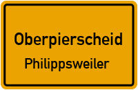 Merkeshausener Straße in OberpierscheidPhilippsweiler