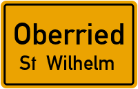 Unterer Rossbodenweg in OberriedSt. Wilhelm
