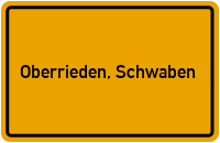 City Sign Oberrieden, Schwaben
