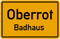 Straßenverzeichnis Oberrot Badhaus