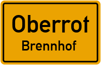 Straßenverzeichnis Oberrot Brennhof