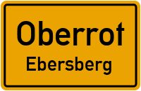 Kreuzäckerweg in OberrotEbersberg