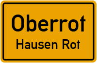 Haldenweg in OberrotHausen Rot