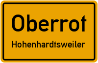 Straßenverzeichnis Oberrot Hohenhardtsweiler