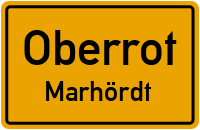Straßenverzeichnis Oberrot Marhördt