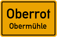 Straßenverzeichnis Oberrot Obermühle
