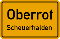 Aschenweg in OberrotScheuerhalden
