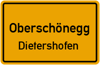 Nordweg in OberschöneggDietershofen