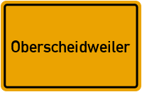 City Sign Oberscheidweiler
