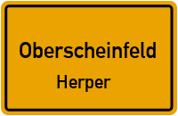 Straßen in Oberscheinfeld Herper