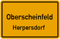Straßen in Oberscheinfeld Herpersdorf