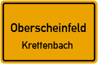 Straßenverzeichnis Oberscheinfeld Krettenbach