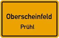 Bachgasse in OberscheinfeldPrühl