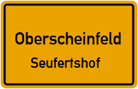 Straßen in Oberscheinfeld Seufertshof