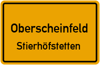 Herper Straße in OberscheinfeldStierhöfstetten