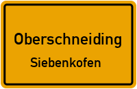 Taidinger Straße in OberschneidingSiebenkofen