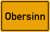 Obersinn in Bayern