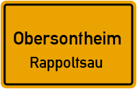 Straßen in Obersontheim Rappoltsau