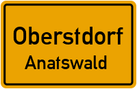 Straßen in Oberstdorf Anatswald