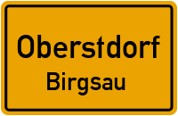 Straßen in Oberstdorf Birgsau