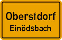 Straßen in Oberstdorf Einödsbach