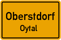 Straßen in Oberstdorf Oytal
